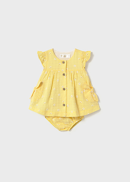 Mayoral rochita fete cu body inclus 0-18 luni Sunny cu floricele