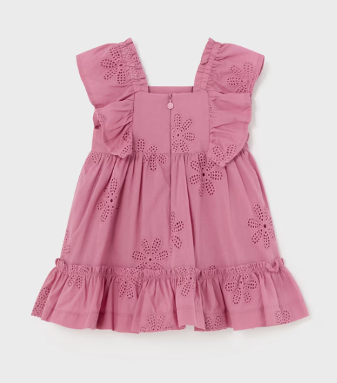 Mayoral rochita fete cu broderie si volanase 12-36 luni Hibiscus