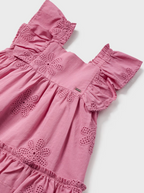 Mayoral rochita fete cu broderie si volanase 12-36 luni Hibiscus