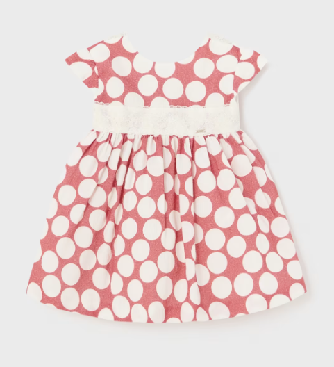 Mayoral rochita fete cu buline din jacquard 12-36 luni Clay