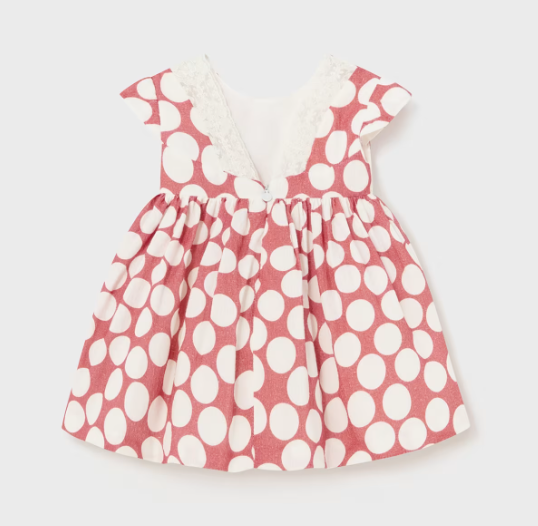 Mayoral rochita fete cu buline din jacquard 12-36 luni Clay