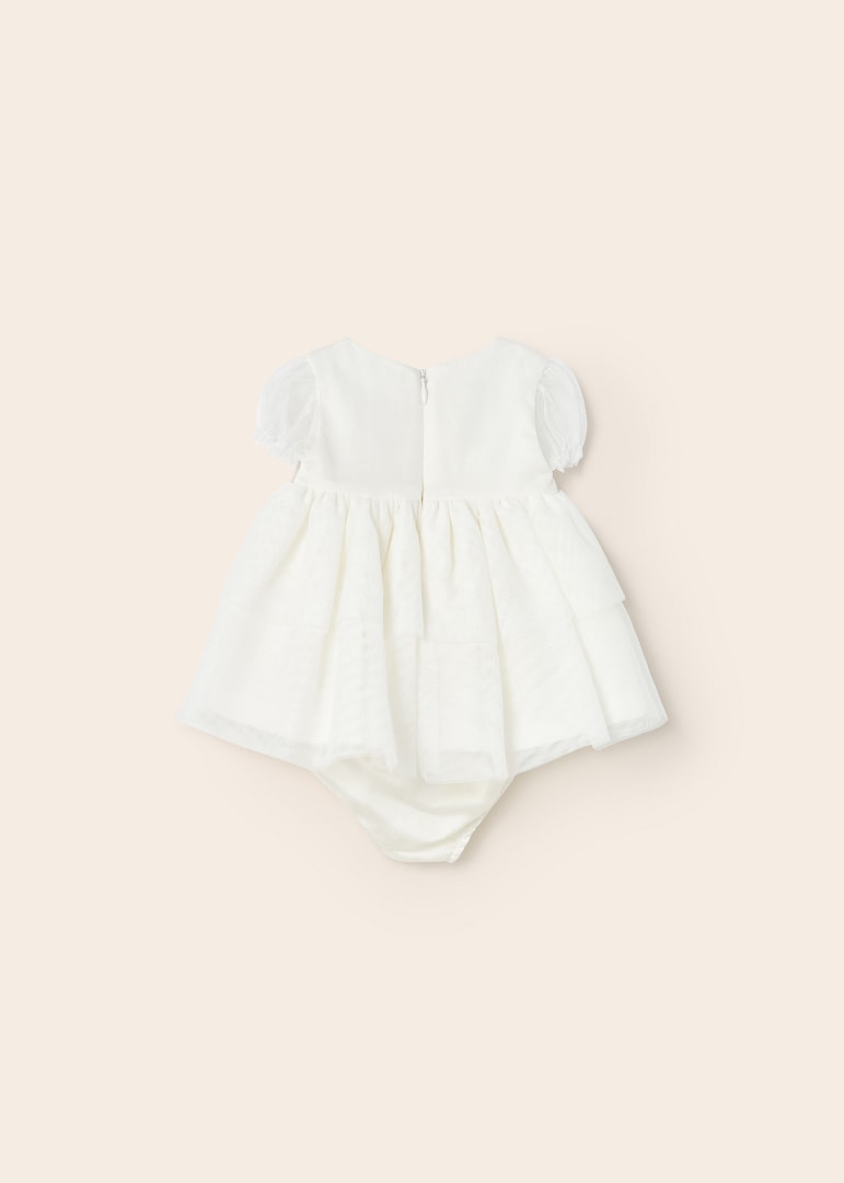 Mayoral rochita fete cu chilotel 0-18 luni Off-white Imagine secundară a produsului