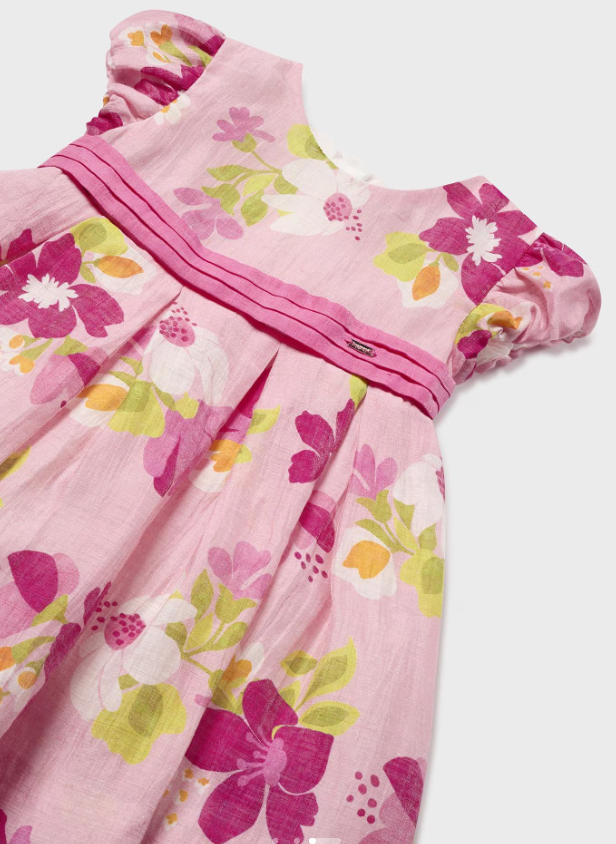 Mayoral rochita fete cu flori 12-36 luni Fucsia