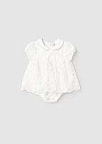 Mayoral rochita fete cu tul si body inclus 0-18 luni Off-white