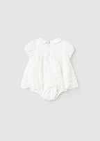 Mayoral rochita fete cu tul si body inclus 0-18 luni Off-white