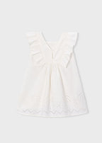 Mayoral rochita fete cu volanase 5-10 ani Off-white