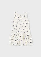 Mayoral rochita fete de vara 5-10 ani Off-white cu fundite