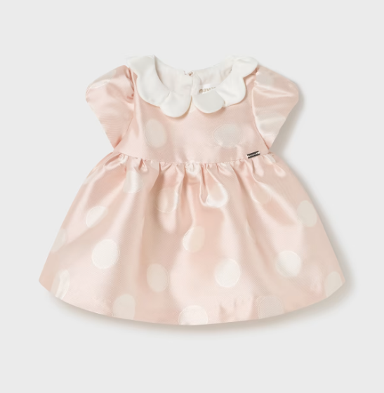 Mayoral rochita fete mikado cu imprimeu 0-18 luni Soft pink