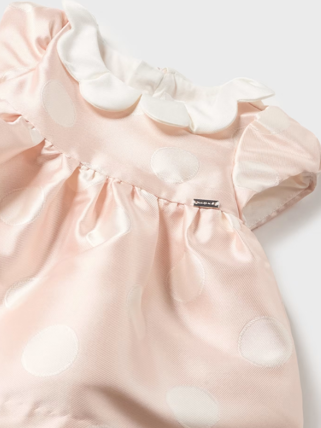 Mayoral rochita fete mikado cu imprimeu 0-18 luni Soft pink
