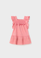 Mayoral rochita fete plumeti cu volanase 12-36 luni, Blush