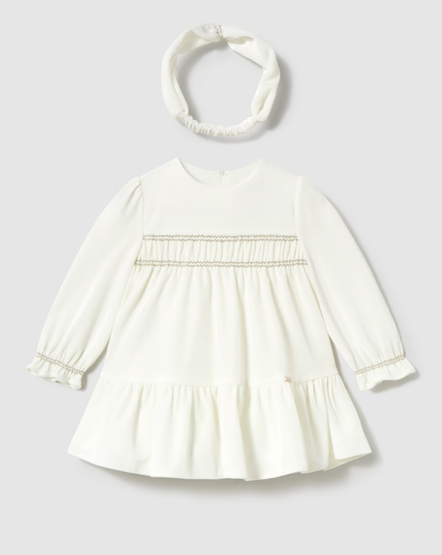 Mayoral rochita fetite cu bentita 6-48 luni Off-white