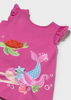 Mayoral rochita fetite cu imprimeu 12-48 luni Fucsia