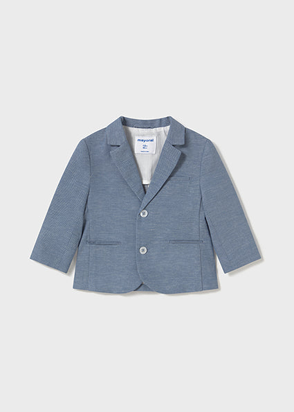Mayoral sacou baieti elegant 12-48 luni Acero
