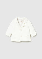 Mayoral sacou baieti tip jacheta 0-18 luni Off-white
