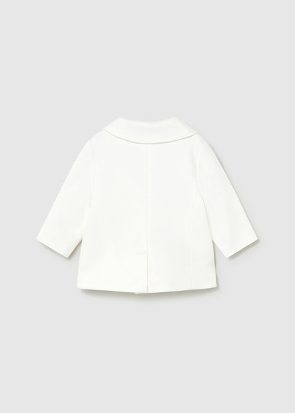 Mayoral sacou baieti tip jacheta 0-18 luni Off-white