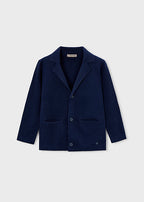 Mayoral sacou baieti tip jacheta tricot 5-10 ani Navy blue