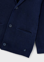 Mayoral sacou baieti tip jacheta tricot 5-10 ani Navy blue
