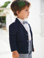 Mayoral sacou baieti tricotat 12-36 luni Navy blue