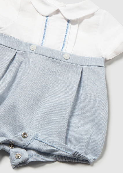 Mayoral salopeta baieti tip costumas cu guler 0-18 luni Regata Imagine secundară a produsului