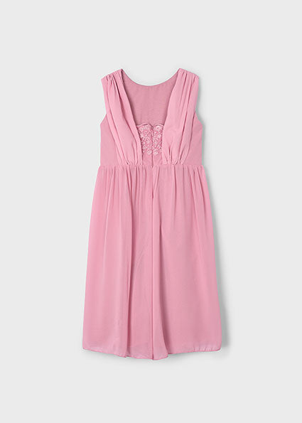 Mayoral salopeta fete lunga pentru ceremonie 5-10 ani Rozaliu