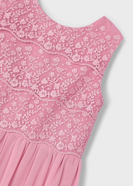 Mayoral salopeta fete lunga pentru ceremonie 5-10 ani Rozaliu