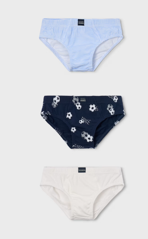 Mayoral set chiloti baieti 3 bucati 4-12 ani Navy Blue Imagine principală a produsului