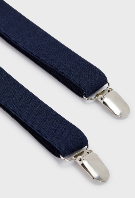 Mayoral set papion si bretele baieti 4-12 ani Navy blue