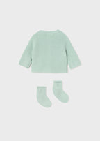 Mayoral set tricot bluza fete cu sosete 0-18 luni Misty