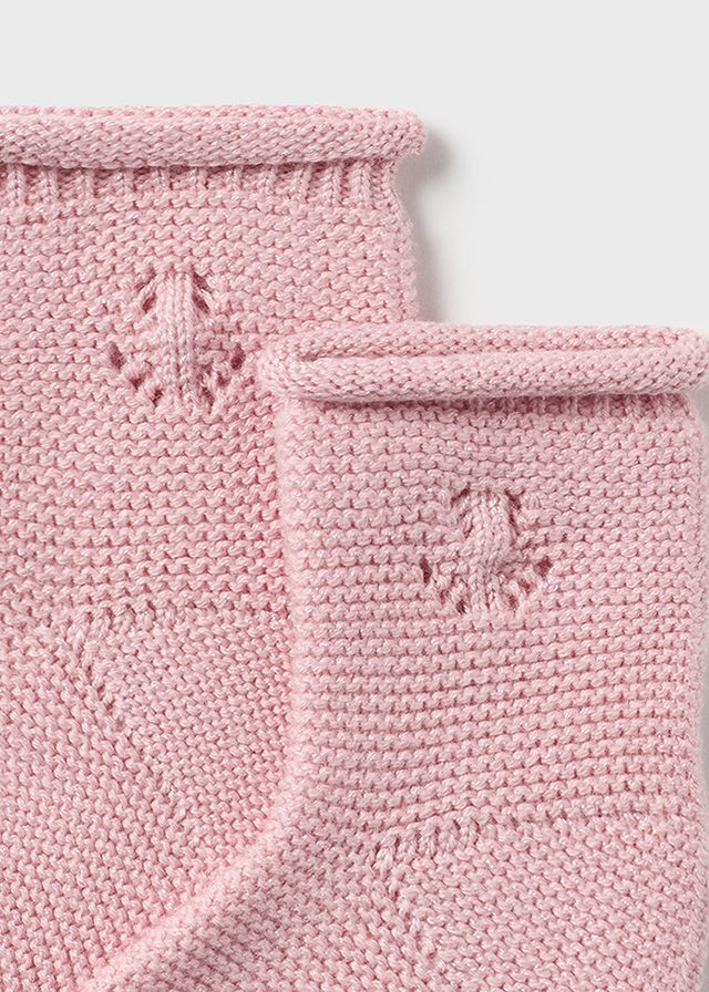 Mayoral set tricot bluza fete cu sosete 0-18 luni Rosette