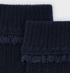 Mayoral sosete fete inalte cu dantela 4-12 ani Navy blue