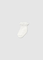 Mayoral sosete fete plumeti 12-36 luni Off-white