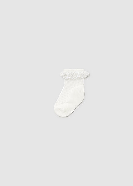 Mayoral sosete fete plumeti 12-36 luni Off-white