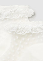Mayoral sosete fete plumeti 12-36 luni Off-white