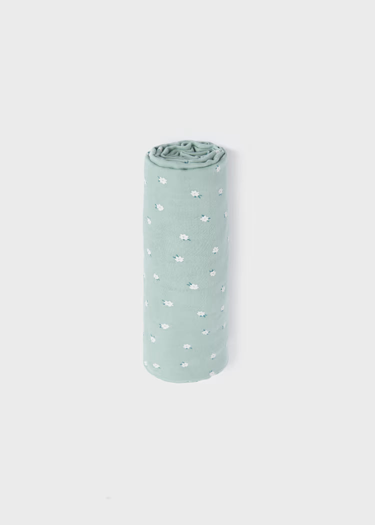 Mayoral tifon pentru beblusi 114x114 cm 0m+ Aqua Imagine principală a produsului