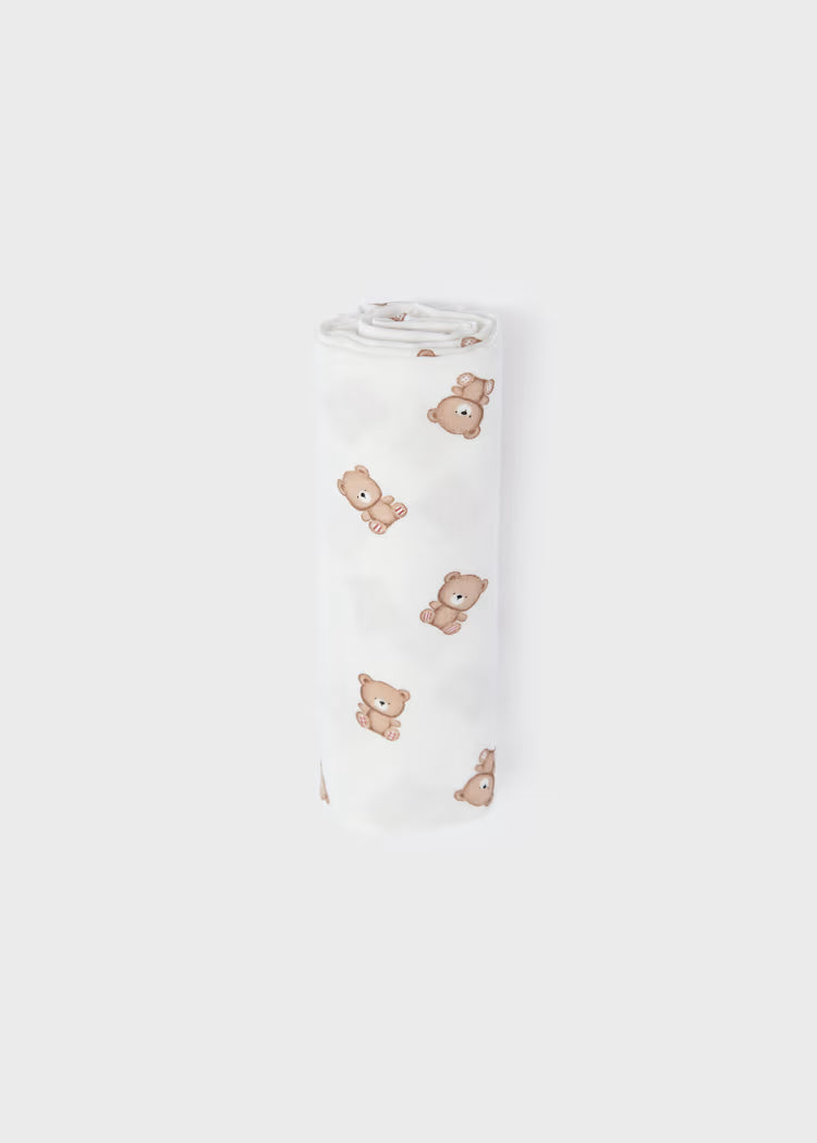 Mayoral tifon pentru beblusi 114x114 cm 0m+ Off-white Imagine principală a produsului