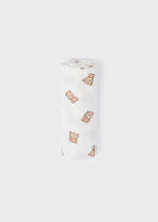 Mayoral tifon pentru beblusi 114x114 cm 0m+ Off-white