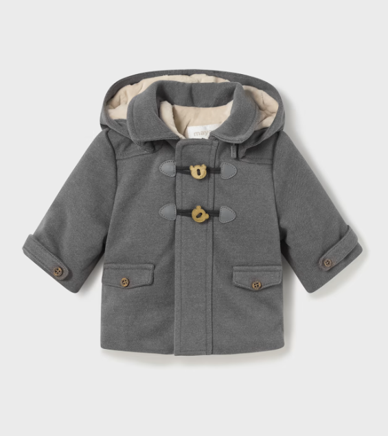 Mayoral trench baieti poliester reciclat 0-18 luni Gri