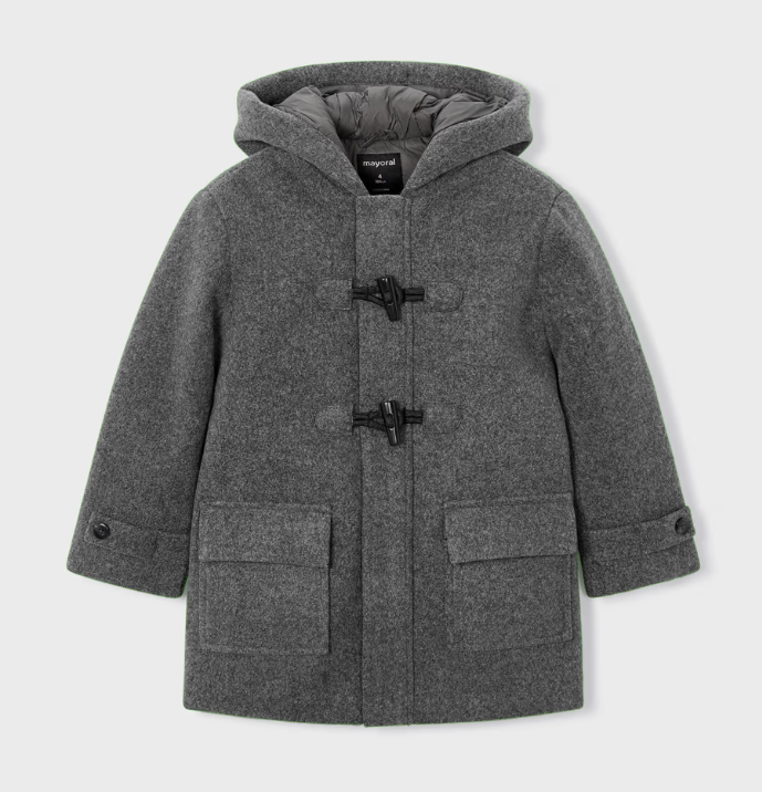 Mayoral trench unisex 5-10 ani Gri pal Imagine principală a produsului