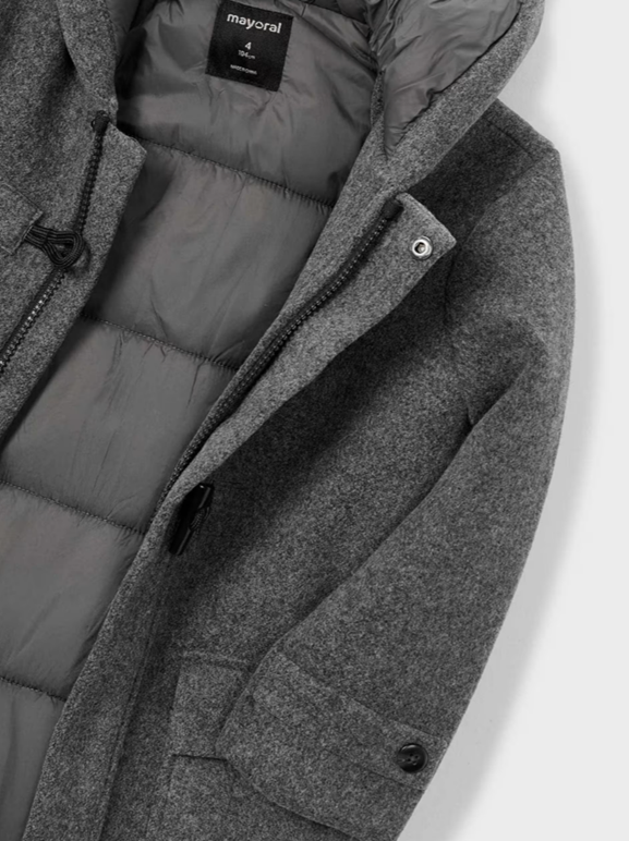 Mayoral trench unisex 5-10 ani Gri pal