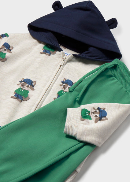 Mayoral treninc baieti 3 piese cu 2 perechi pantaloni 12-48 luni Acacia