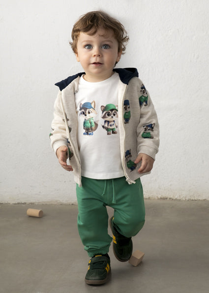 Mayoral treninc baieti 3 piese cu 2 perechi pantaloni 12-48 luni Acacia