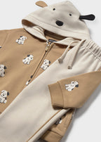 Mayoral treninc baieti 3 piese cu 2 perechi pantaloni 12-48 luni Biscuit