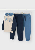 Mayoral trening baieti 3 piese cu 2 perechi de pantaloni 5-10 ani Glaciar Sports