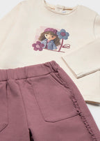 Mayoral trening fete 3 piese 12-48 luni Violeta vigore