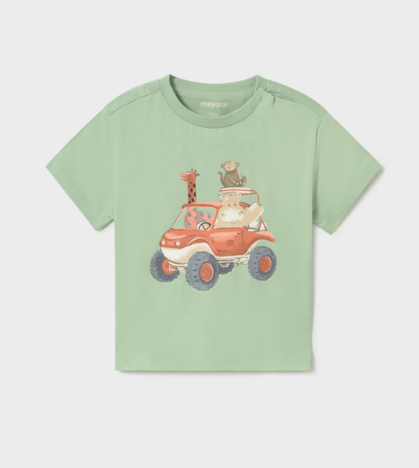 Mayoral tricou baieti 6-48 luni Matcha