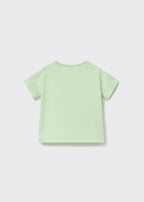 Mayoral tricou baieti basic cu maneca scurta 0-18 luni Apple