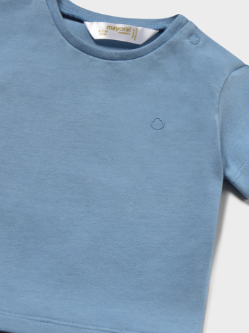 Mayoral tricou baieti basic cu maneca scurta 0-18 luni Marea