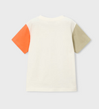 Mayoral tricou baieti combinat 3-10 ani Nata-Orange