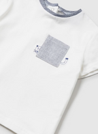 Mayoral tricou baieti cu buzunarel 12-36 luni