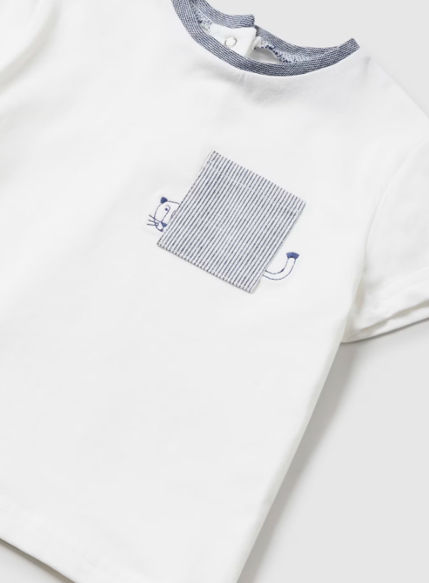 Mayoral tricou baieti cu buzunarel 12-36 luni